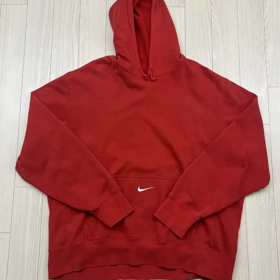 90s nike 올드 나이키 빈티지 후드티 레드 XL (105-110)