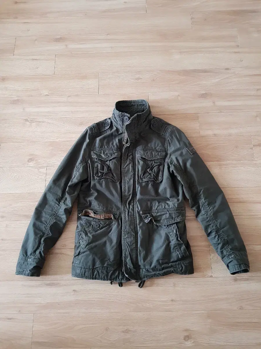 Abercrombie & Fitch Olive Green Military M65 Field Jacket M