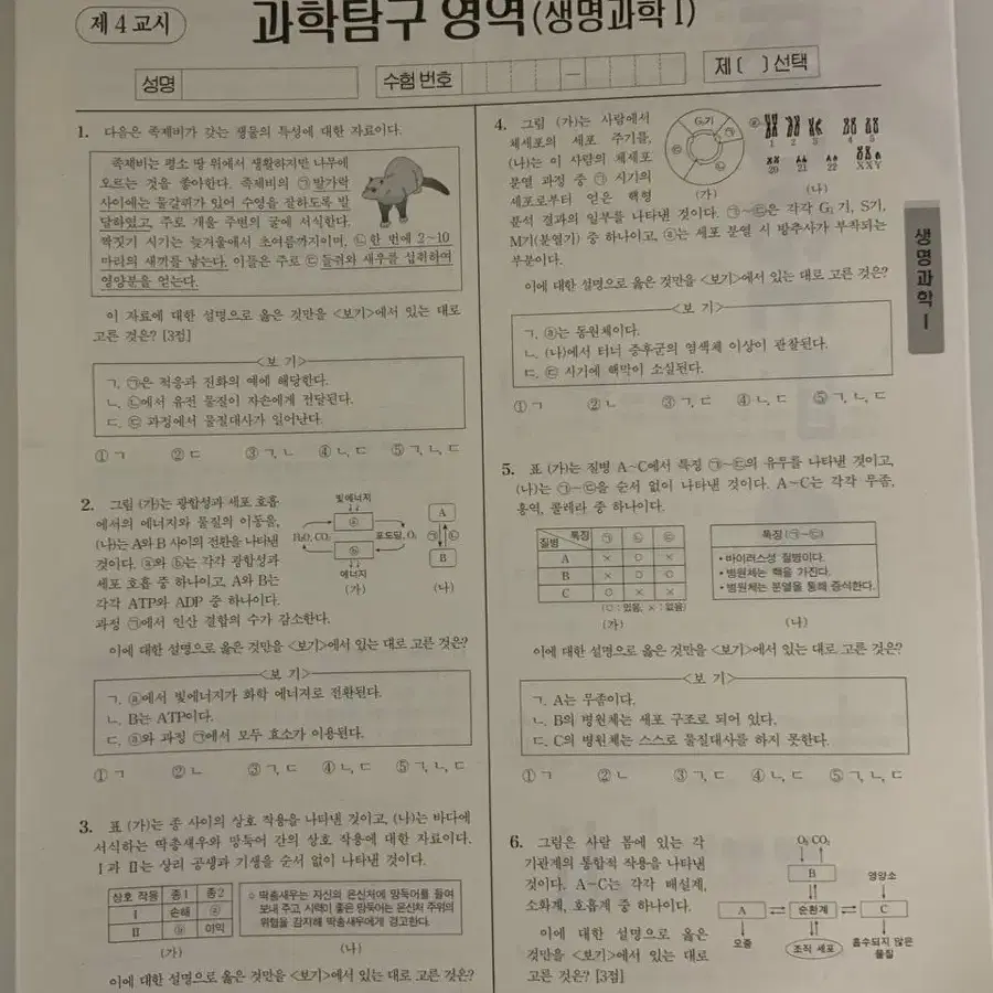 2025 시대인재 생명과학1 final 브릿지 17회분