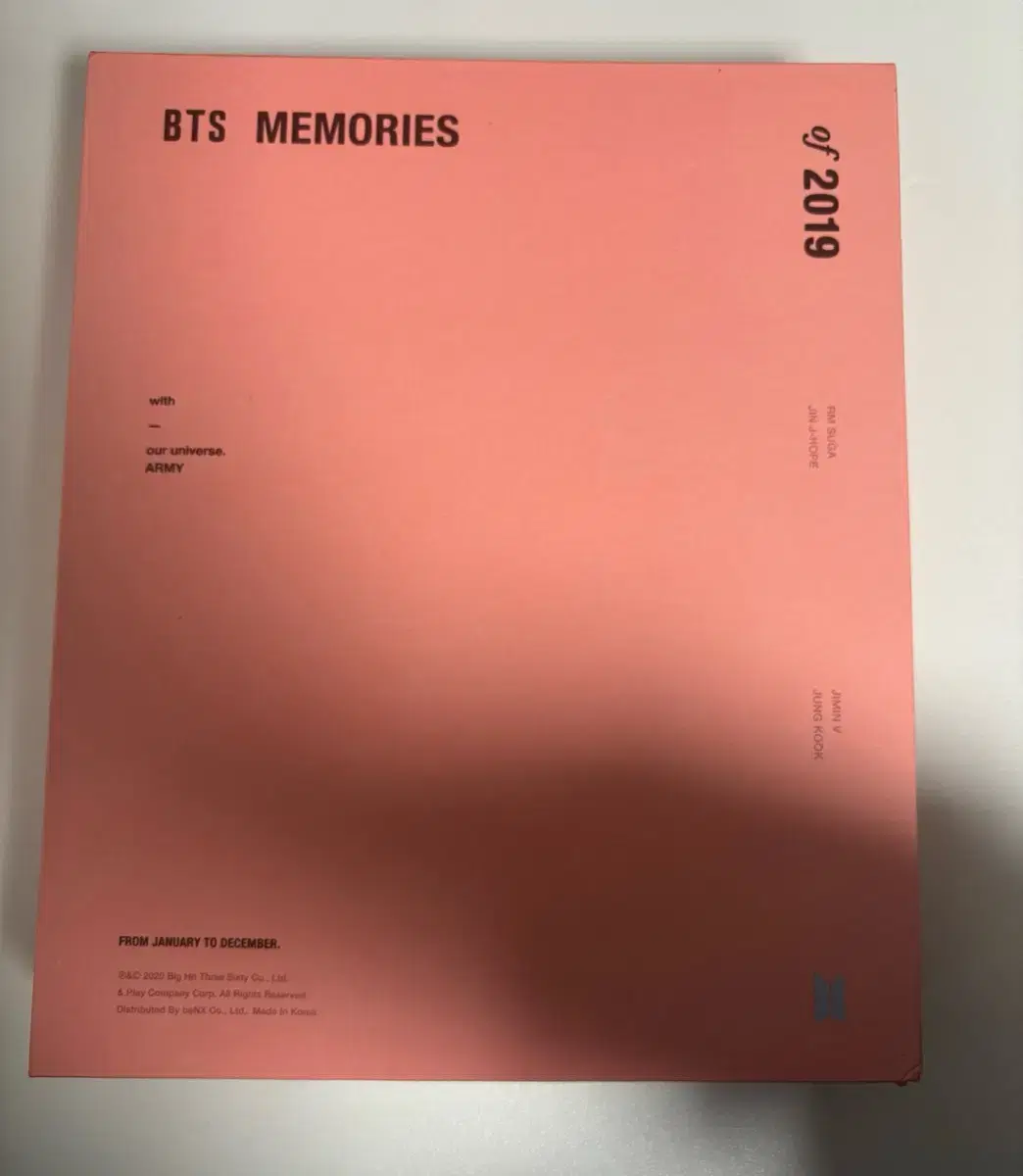 BTS MEMORIES OF 2019 BLU-RAY 판매