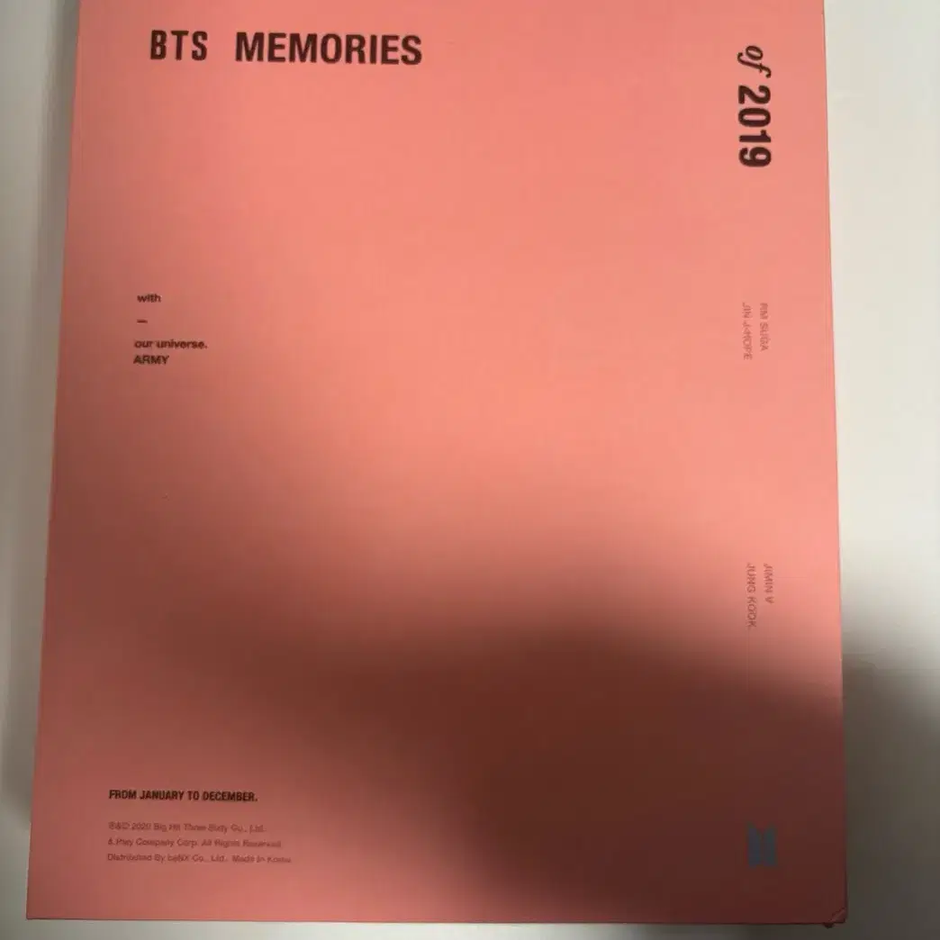 BTS MEMORIES OF 2019 BLU-RAY 판매