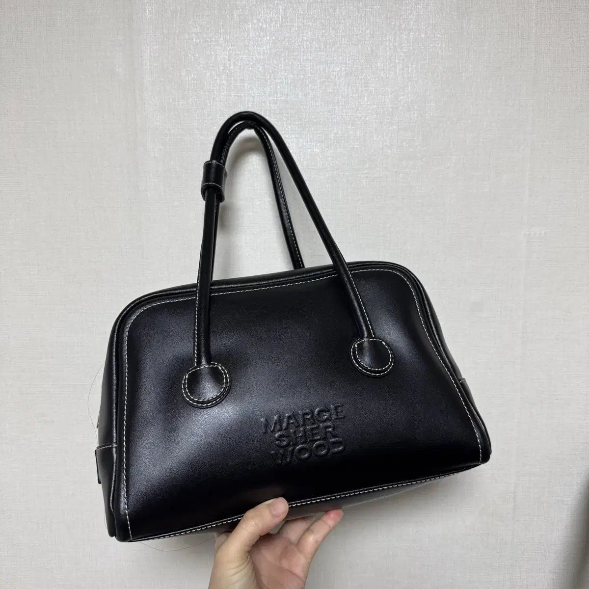 마지셔우드 볼링백 SOFT TOTE_black plain