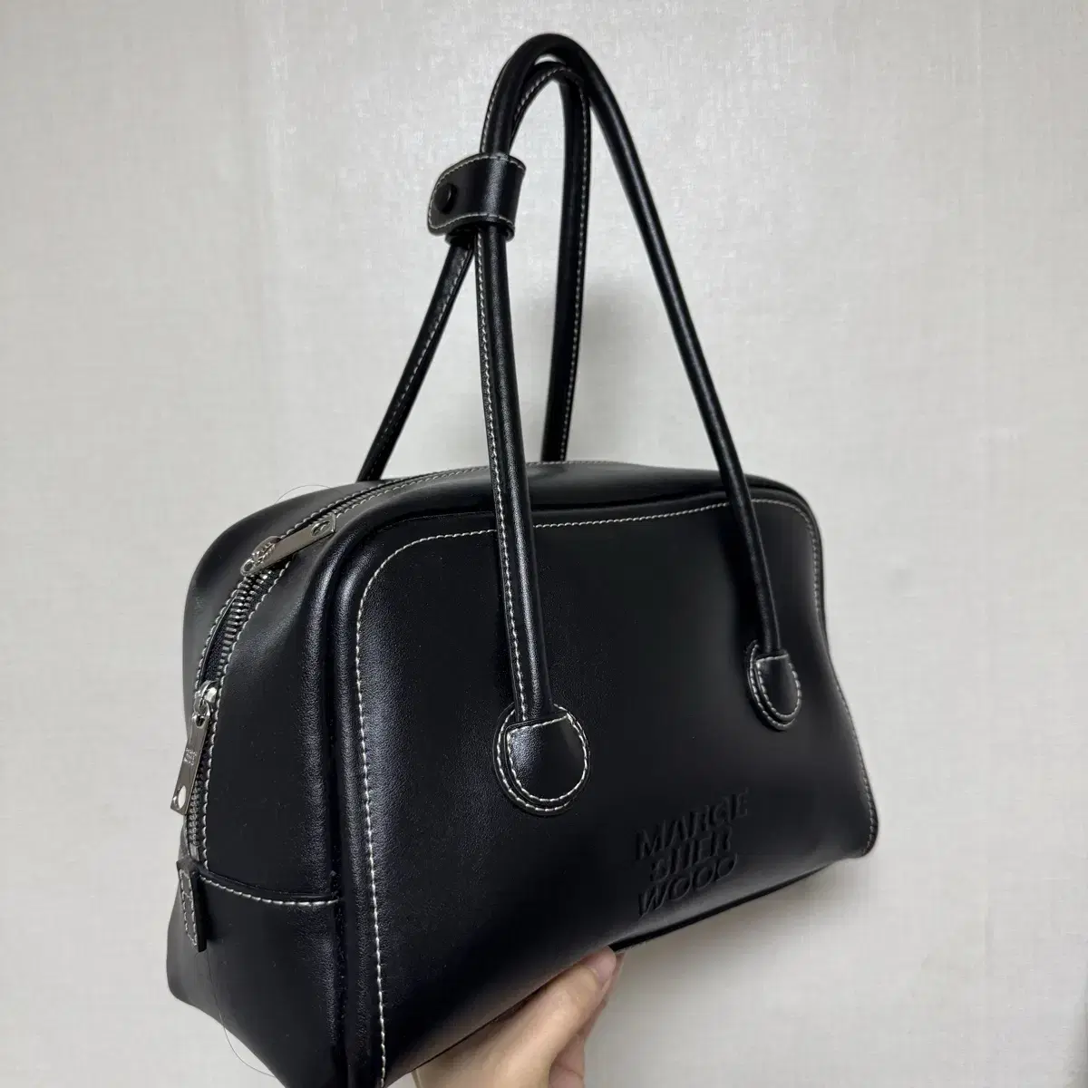 마지셔우드 볼링백 SOFT TOTE_black plain