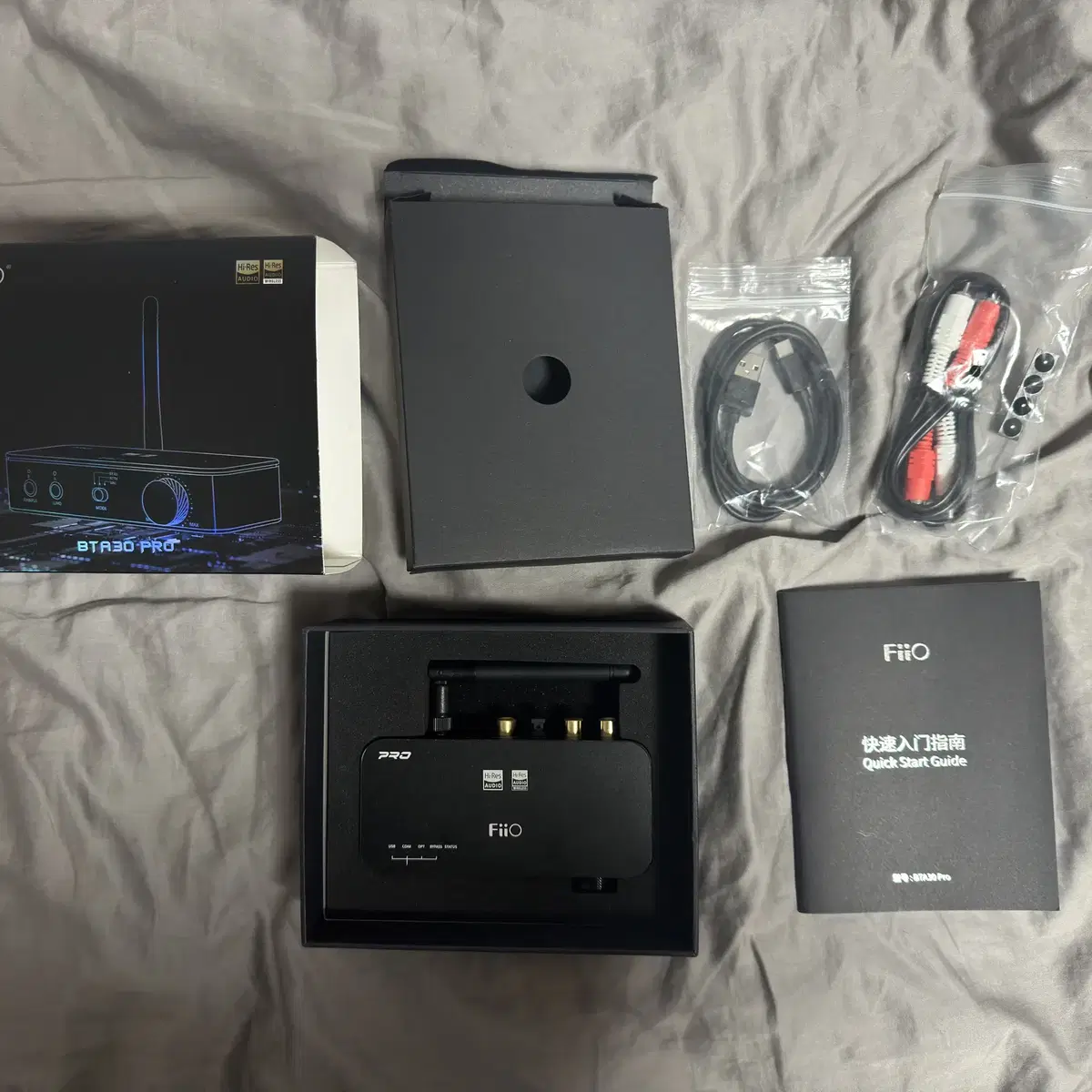 FiiO 피오 BTA30 Pro 블루투스 트랜스미터 송수신기