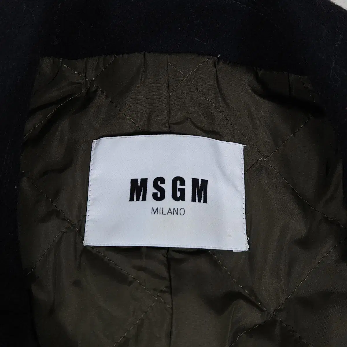 [남성100]MSGM 울 블랙 피코트