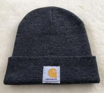 USA제 구제 의류 칼하트 니트 모자 비니 모자 그레이 90s 00s