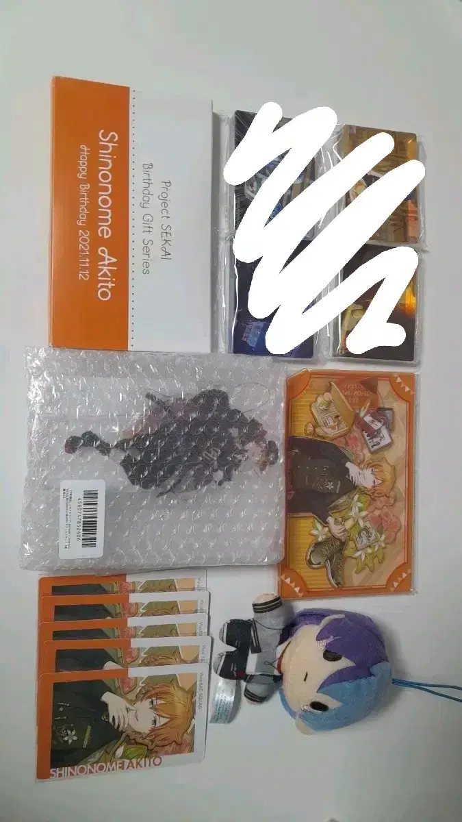 Pseka Akito Touya Nobu Art acrylic birthday Eepic Card Nui Wts