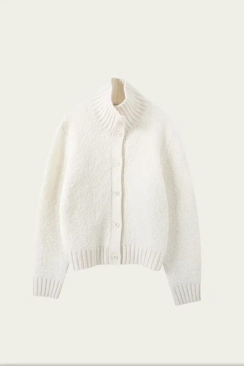 Ribbonbit Boucle snow cardigan Ivory