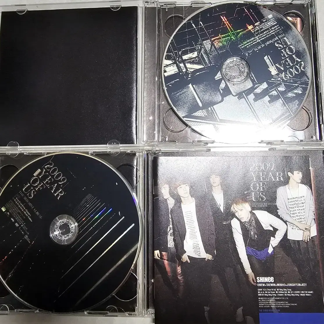 샤이니 일본 앨범 2009 이어오브어스 cd dvd