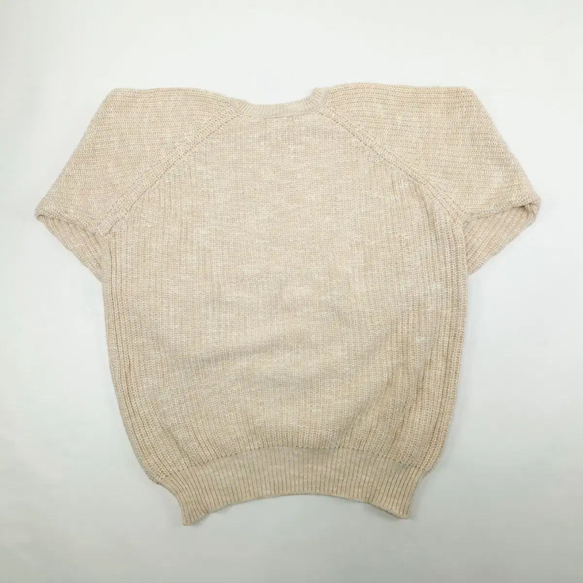 (CS719)XL 엘엘빈 90s USA 오트밀 멜란지 니트 스웨터knit