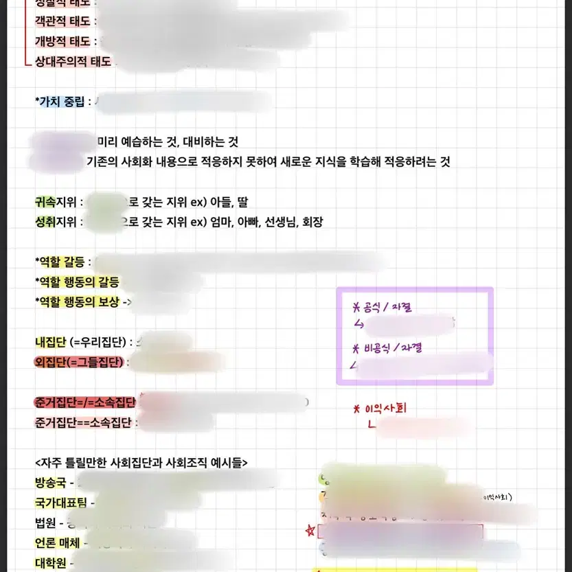 2026 사회문화 8장으로 끝내는 pdf (도표제외) 사문