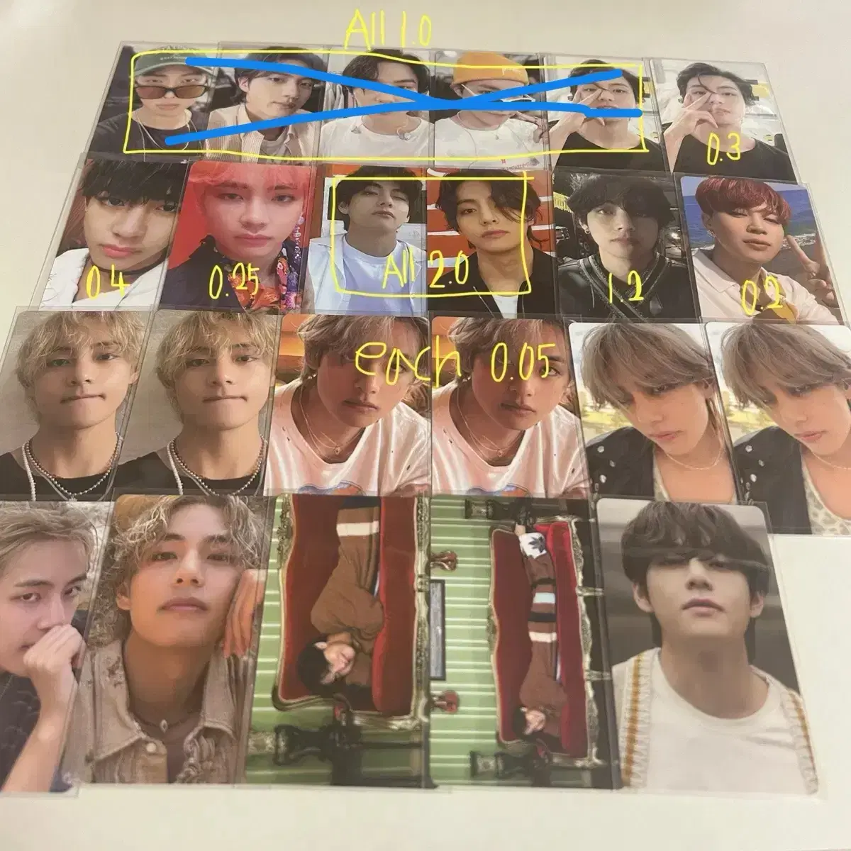 bts card 방탄 포카 양도