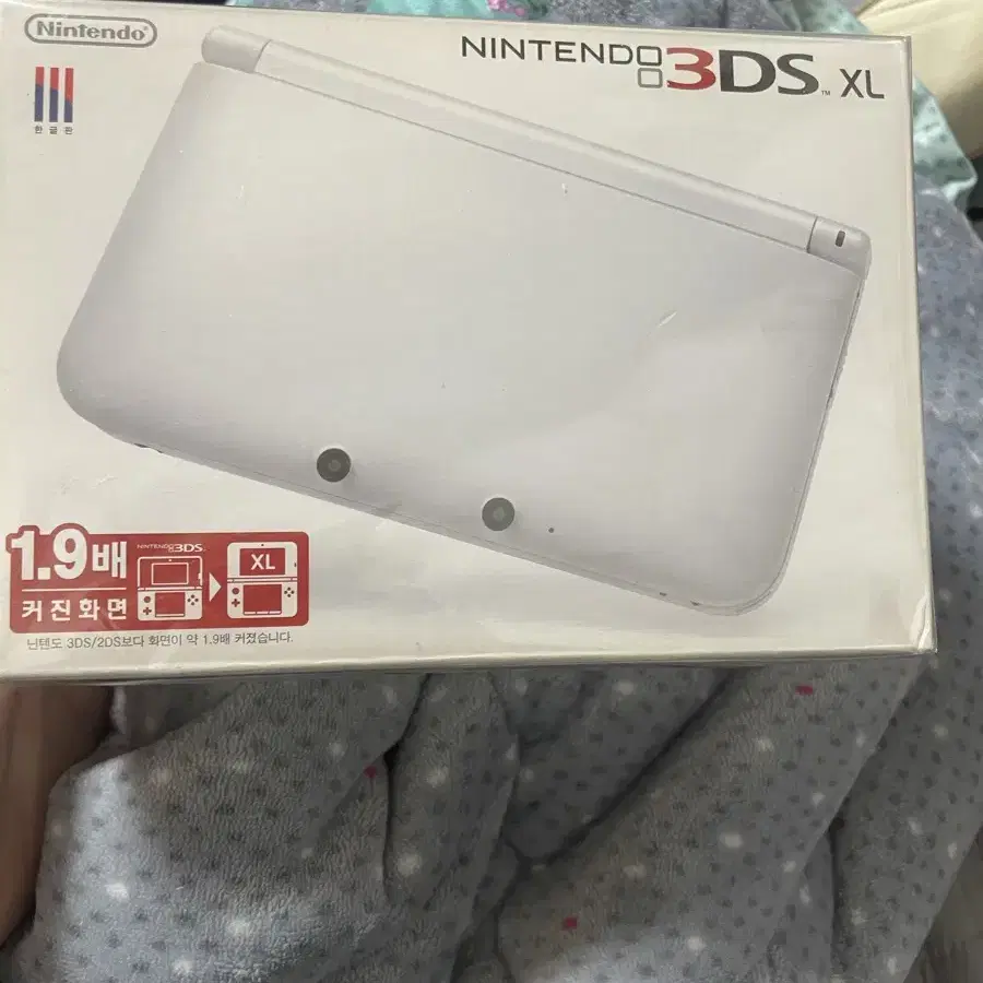 (미사용)닌텐도 3ds xl 화이트 국내정발 유일매물