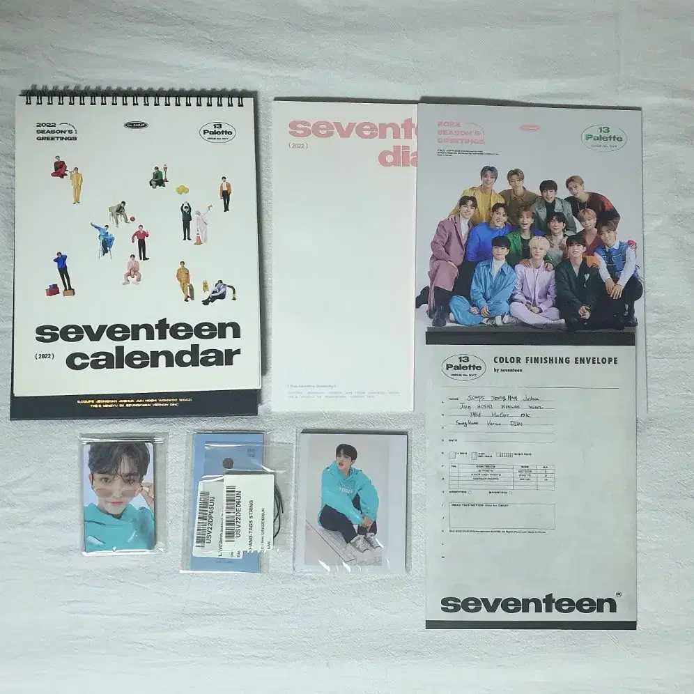 2022 세븐틴 시즌그리팅 풀세트(포카 포함)