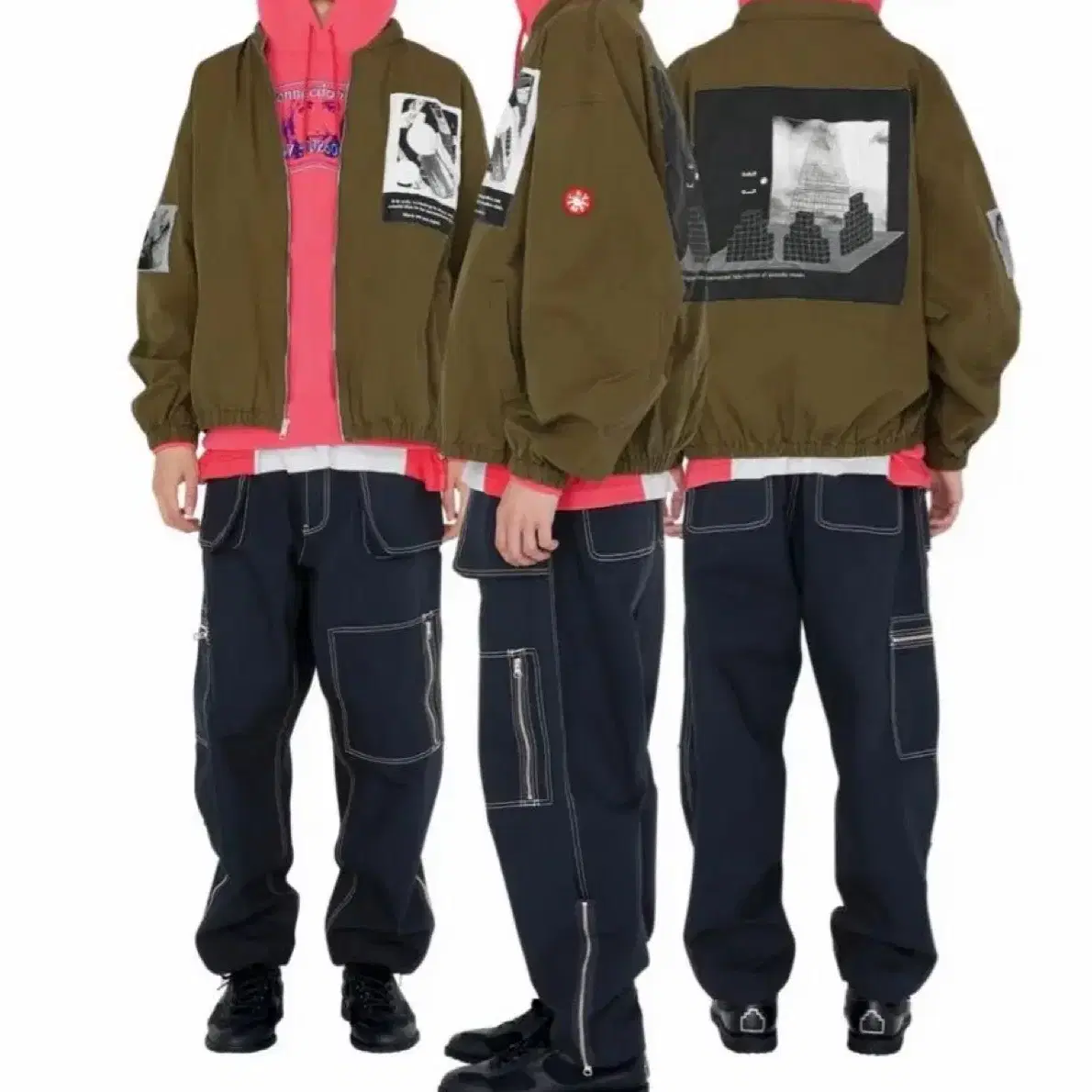 카브엠트 C.E pseudo needs zip jacket