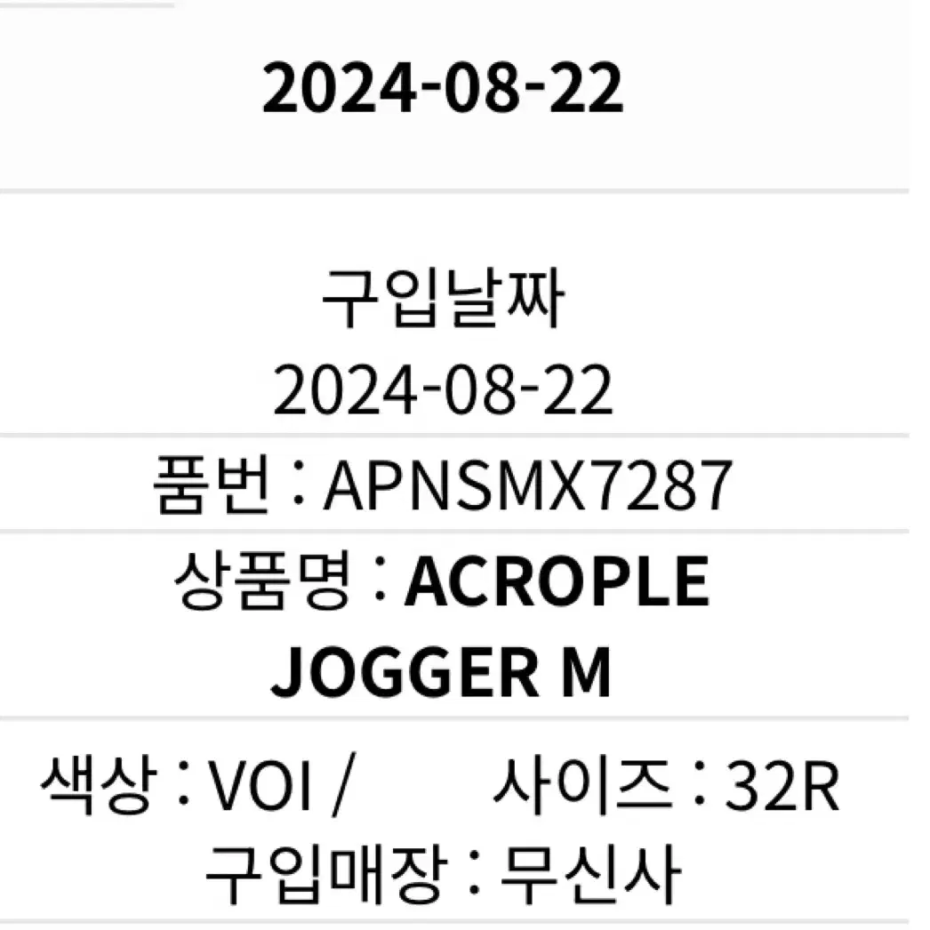 아크테릭스 아크로플 조거 남성 VOID-32-R