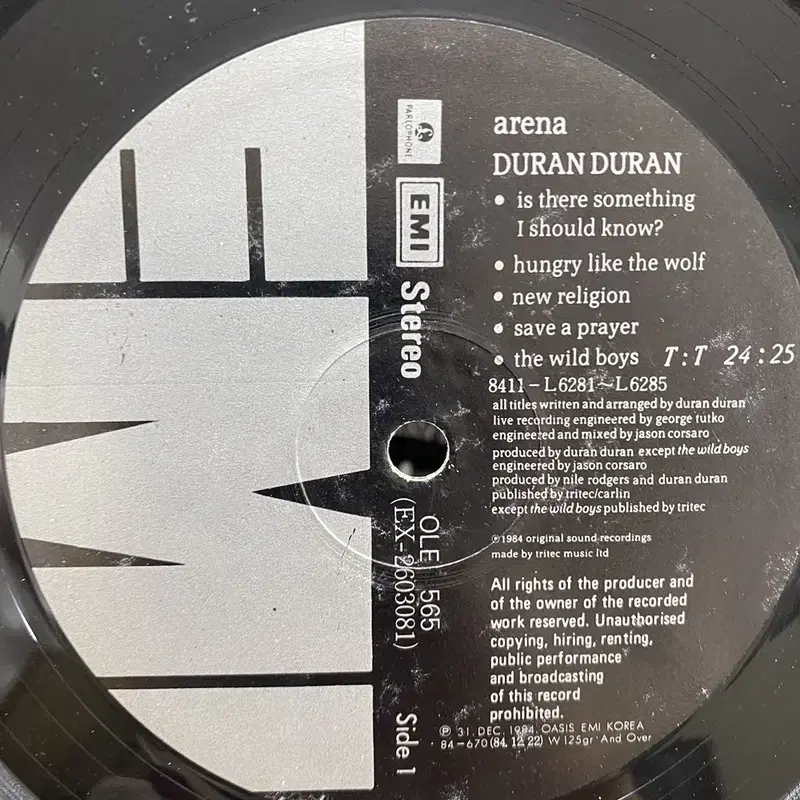 DURAN DURAN  LP / AA7142