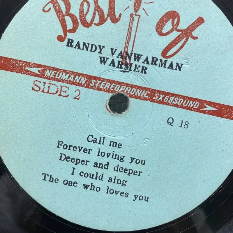 RANDY VANWARMER LP / AA7160