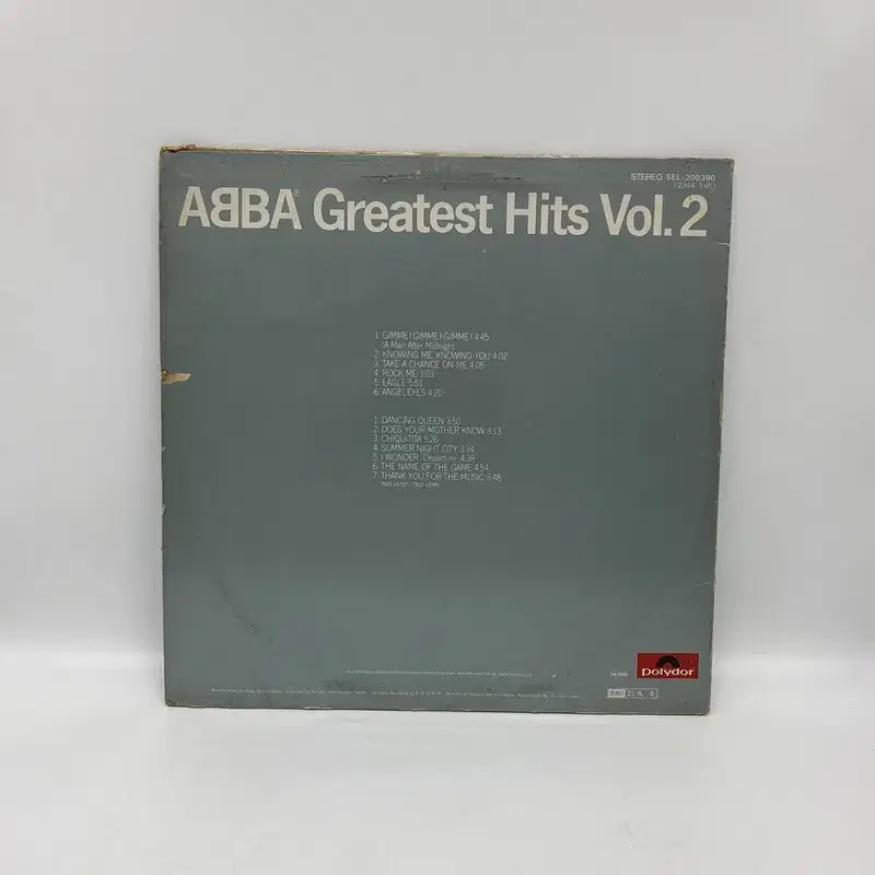 ABBA HITS LP / AA7170