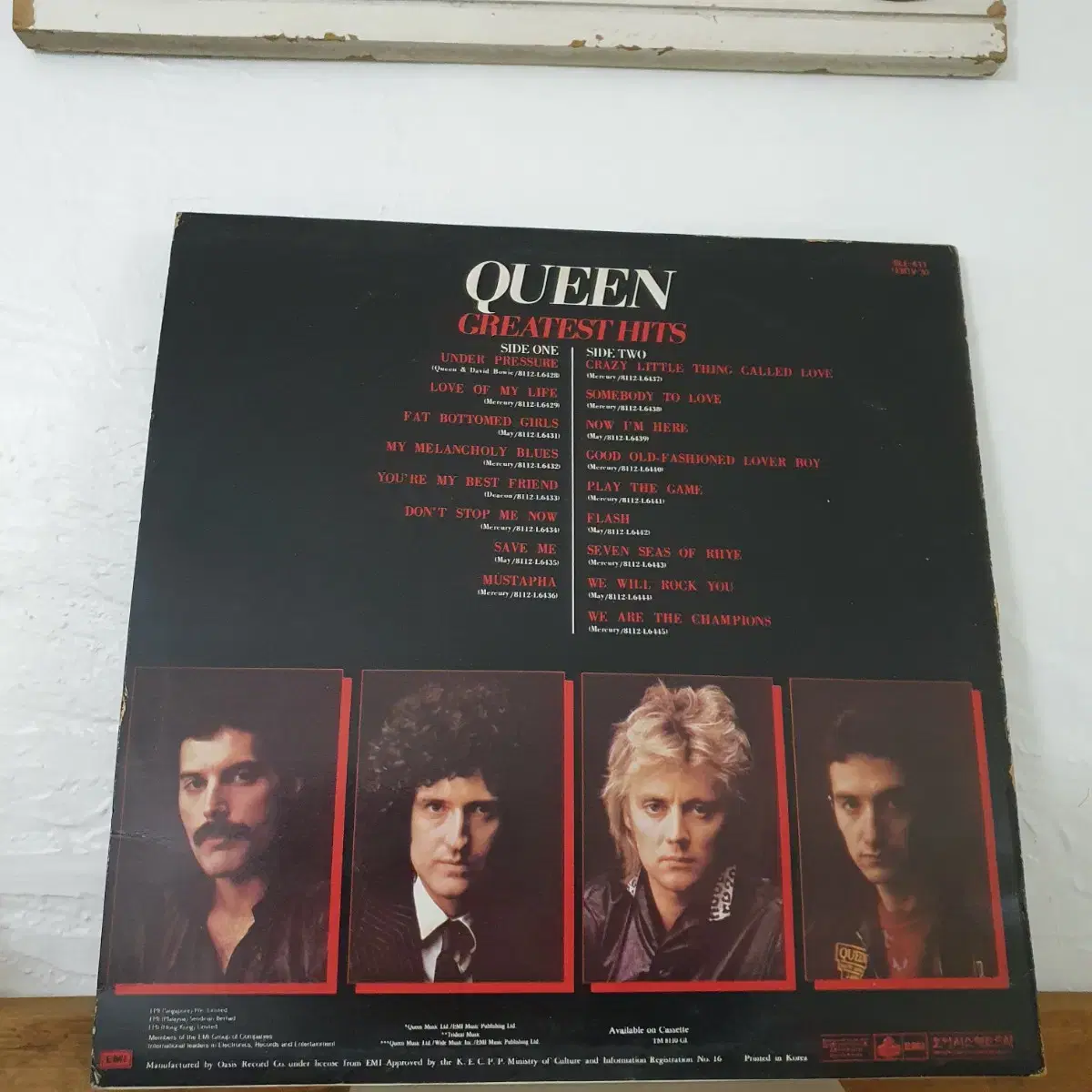 퀸 QUEEN  GREATEST HITS LP  1982