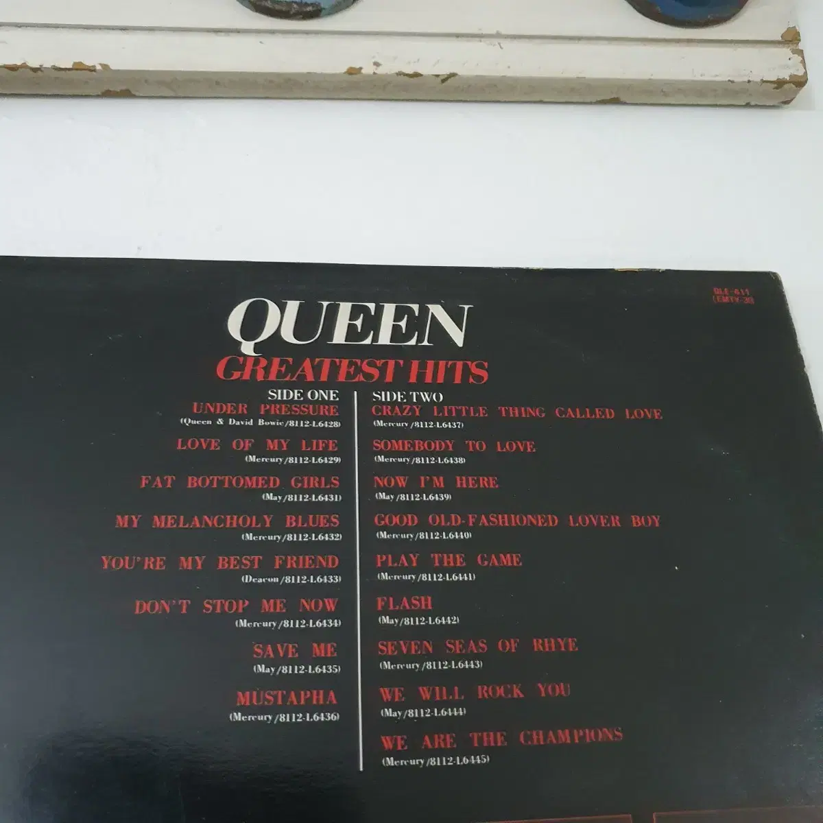 퀸 QUEEN  GREATEST HITS LP  1982