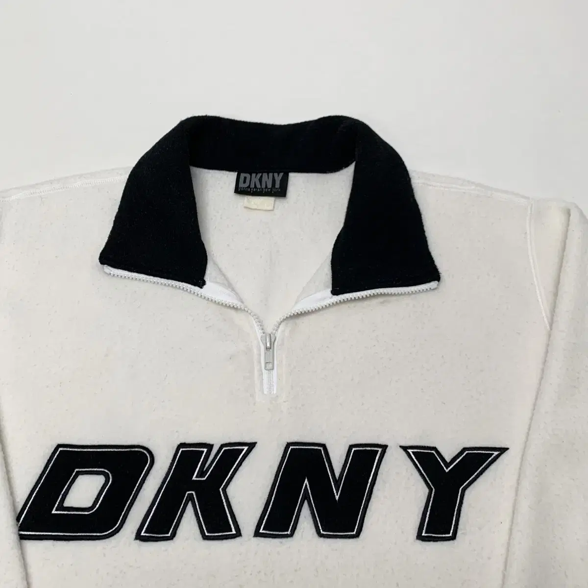 DKNY 도나카란뉴욕 90s 미제 하프집업 후리스 (L)