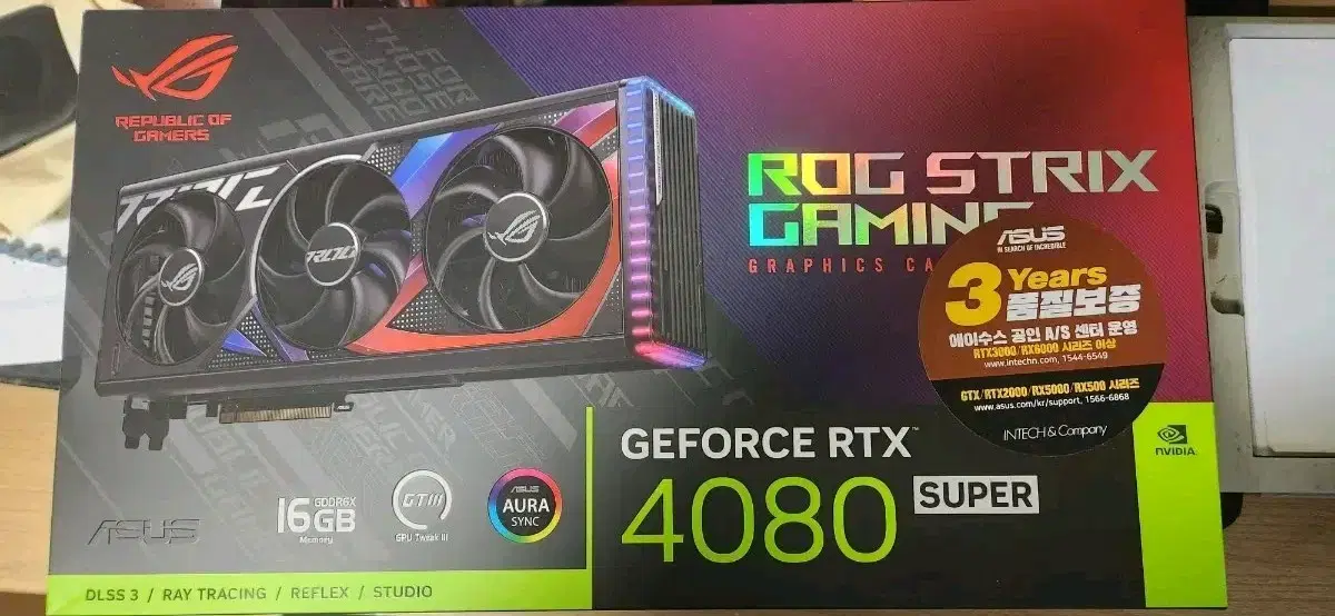 ASUS RTX4080S ROG STRIX GAMING 16GB 팝니다