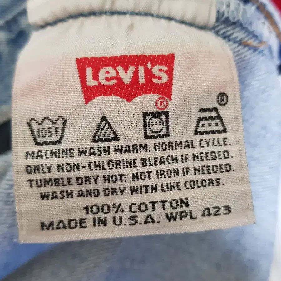 Made in USA 90s Levi's 501 34*32 연청