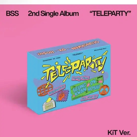 부석순(SEVENTEEN) - TELEPARTY 싱글 2집 KIT VER