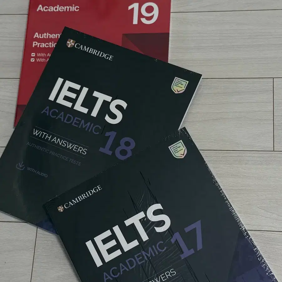 IELTS Cambridge Academic 17, 18, 19