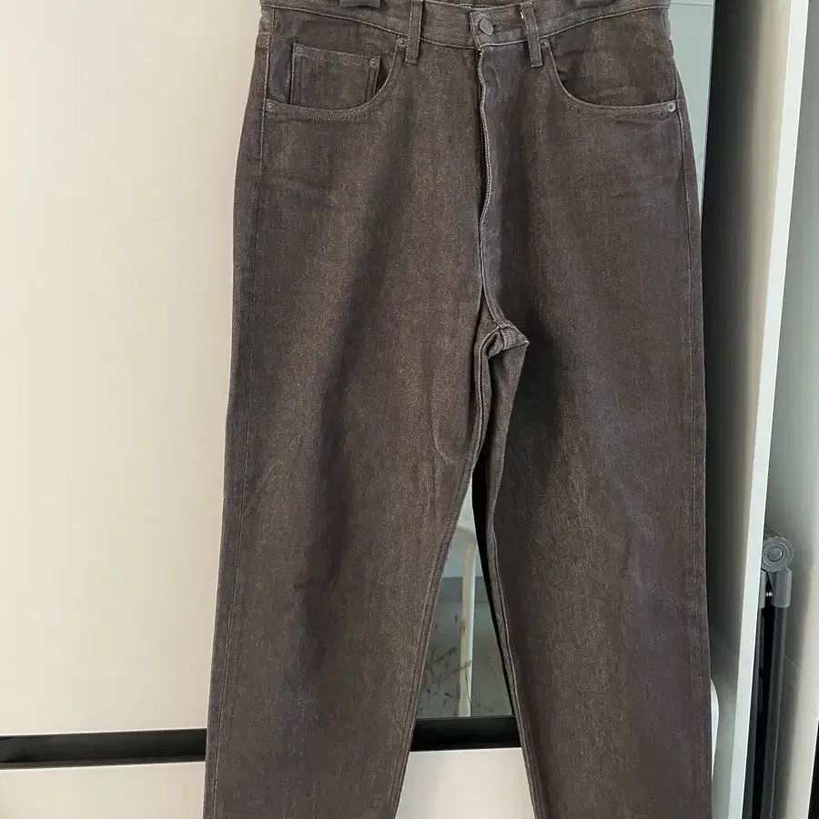 Auralee Hard Twist Denim Wide Pants 오라리