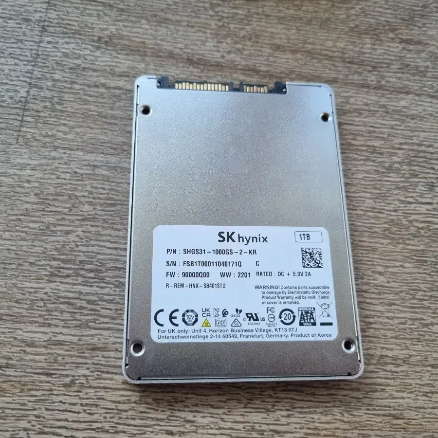 SK 하이닉스 SSD  1TB 팝니다