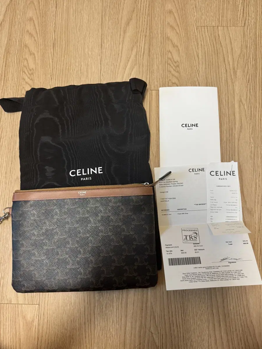 셀린느(CELINE) 트리오페 스트랩 파우치(정품)