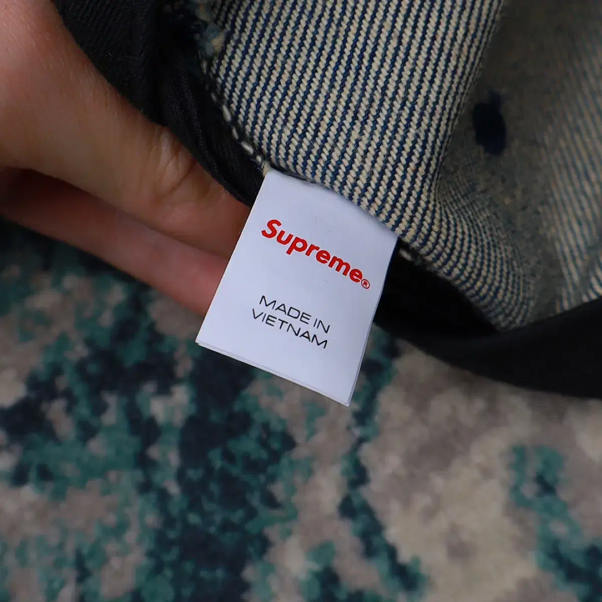 Supreme 슈프림 24FW 패치로고 데님 캠프캡