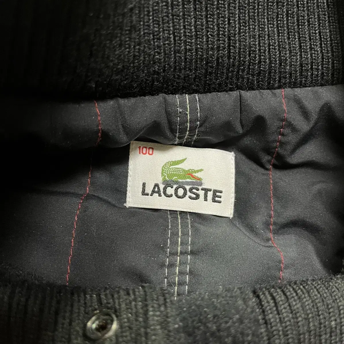 Lacoste 라코스테 모직 방풍 집업 블루종 자켓(100)