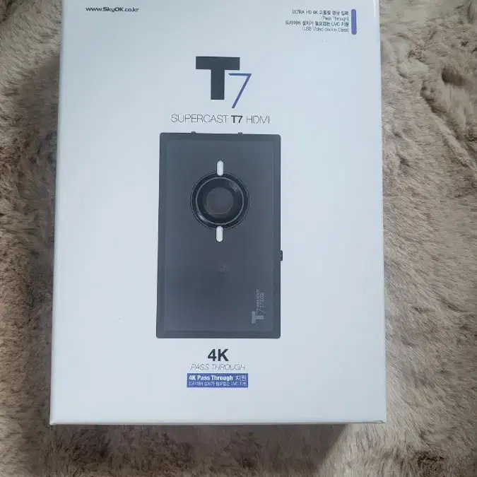 스카이디지탈 SUPERCAST T7 4K HDMI 외장형 캡쳐보드