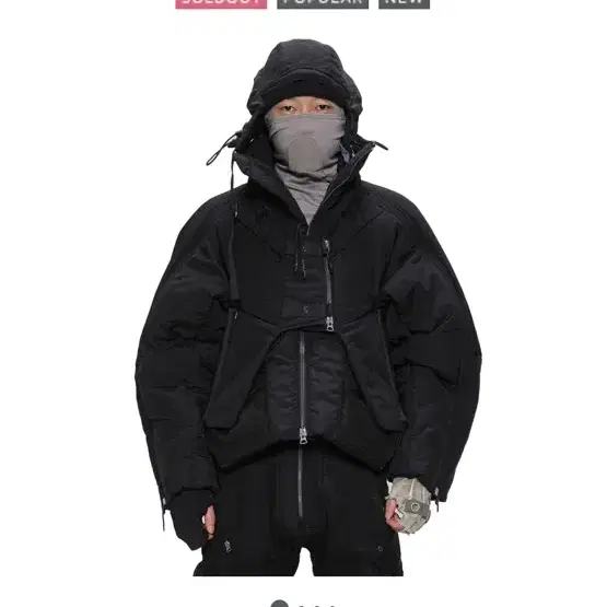 햄커스TUMULUSMAN PADDED JACKET BLACK