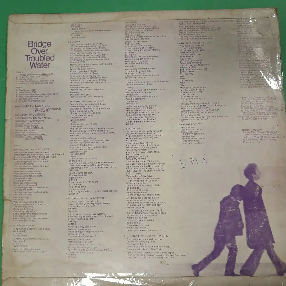 Simon and Garfunkel LP 레코드@