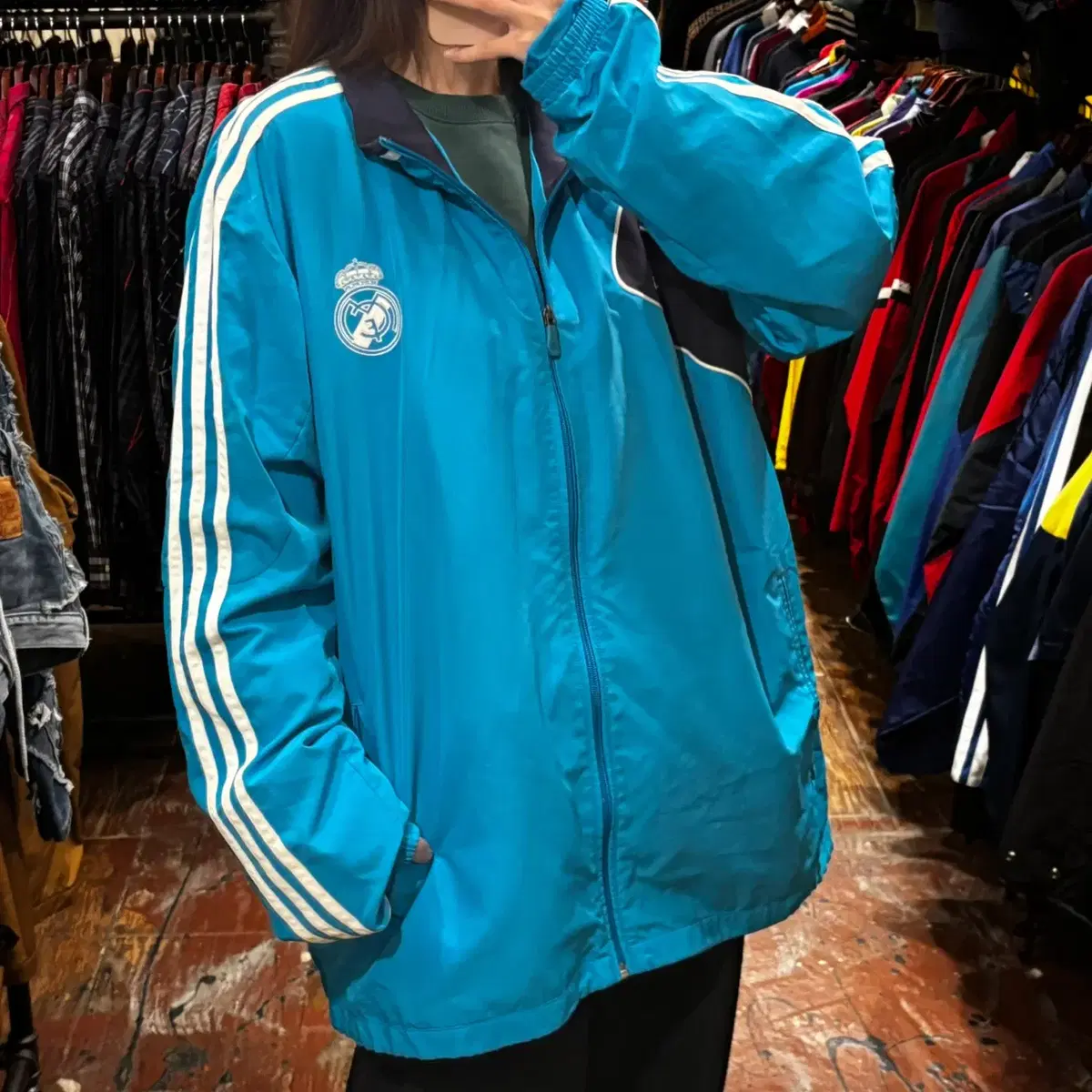 [HI] ADIDAS 아디다스 레알마드리드 트랙탑 바람막이 XL