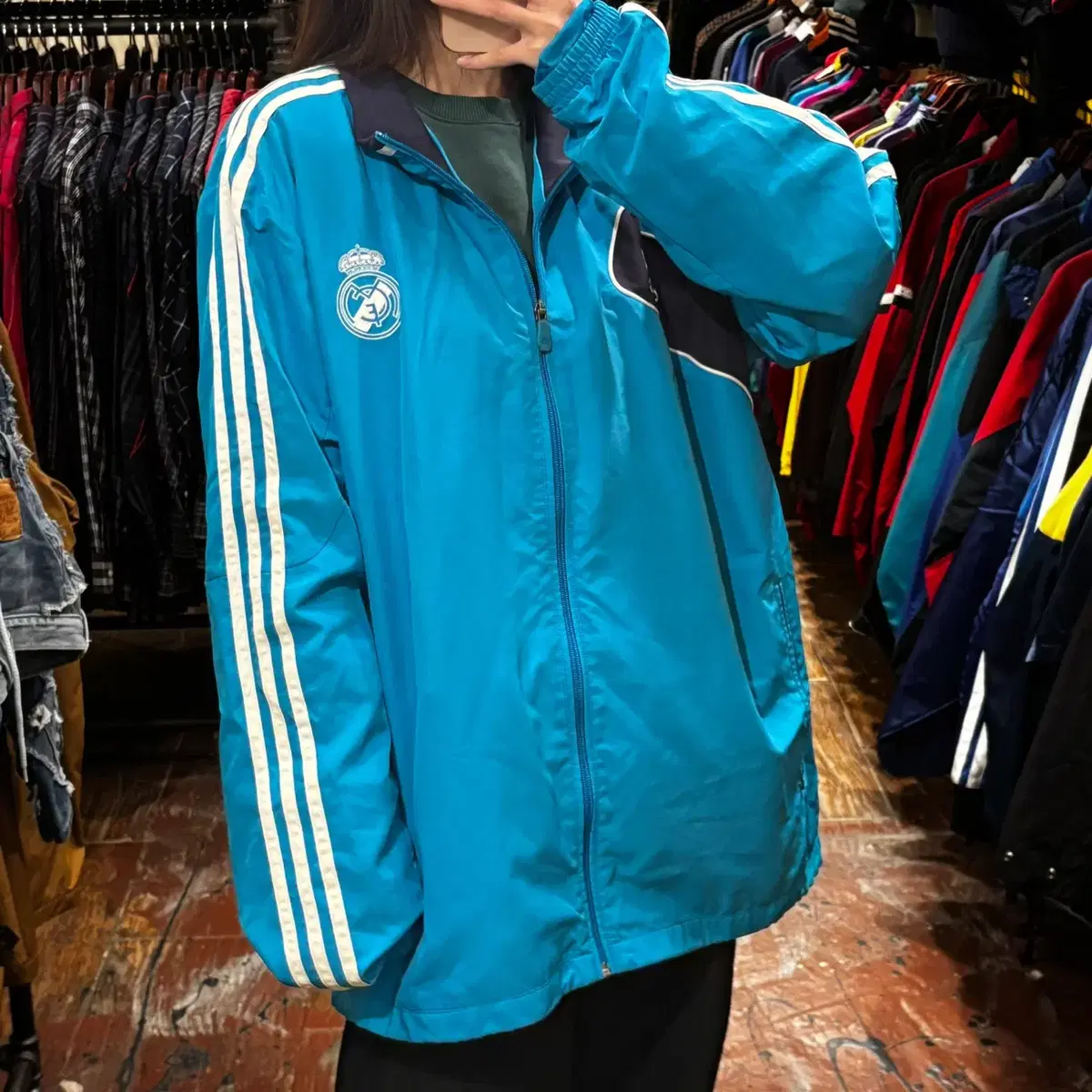 [HI] ADIDAS 아디다스 레알마드리드 트랙탑 바람막이 XL