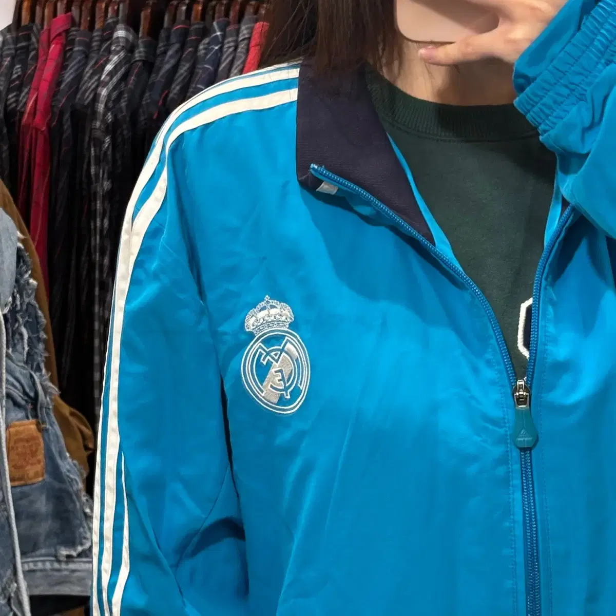 [HI] ADIDAS 아디다스 레알마드리드 트랙탑 바람막이 XL