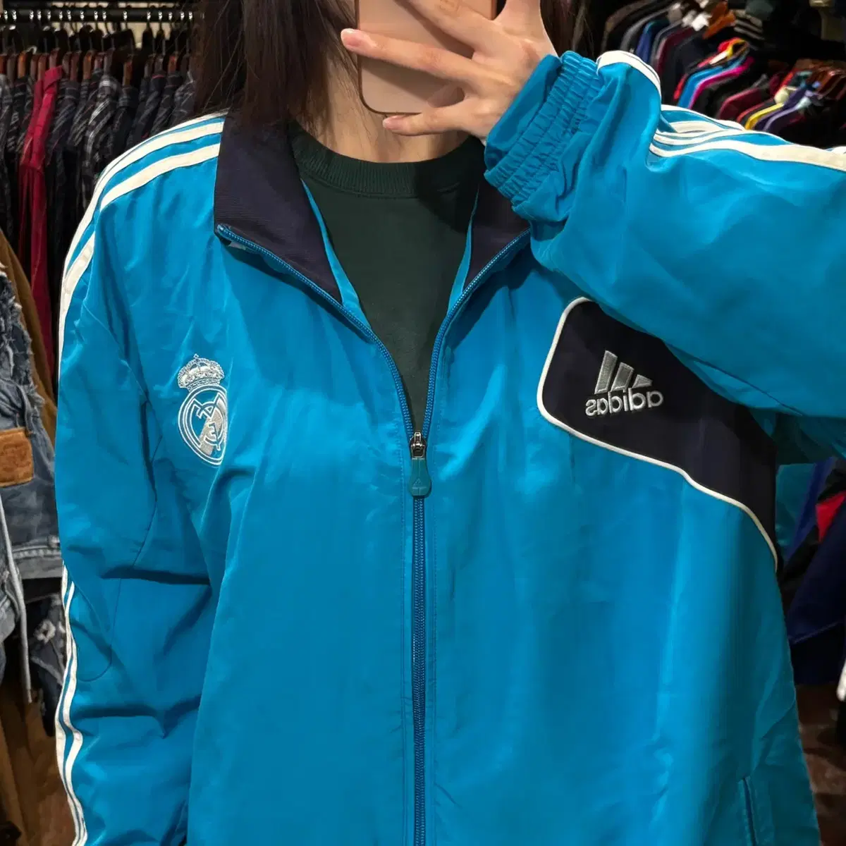 [HI] ADIDAS 아디다스 레알마드리드 트랙탑 바람막이 XL