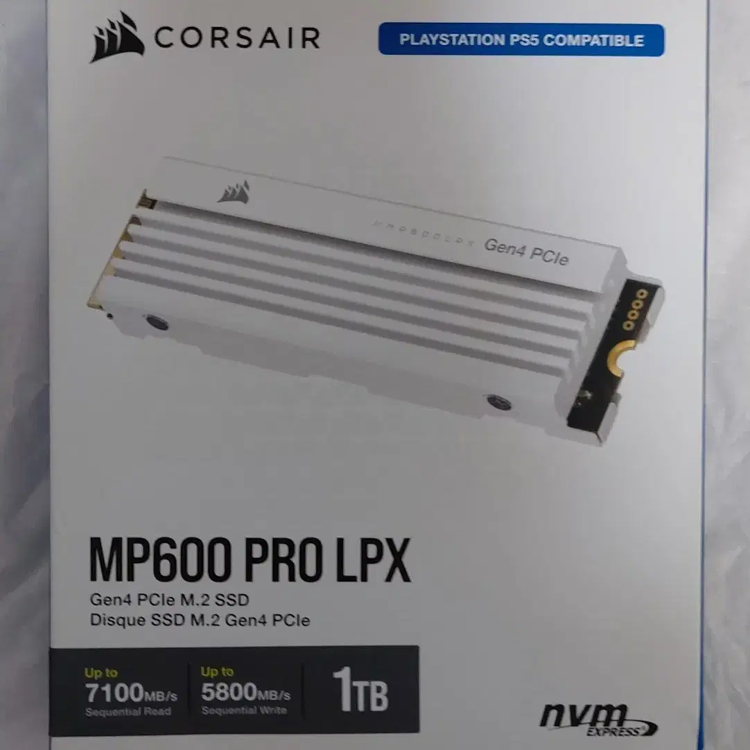 CORSAIR MP600 PRO LPX M.2 NVMe 1테라