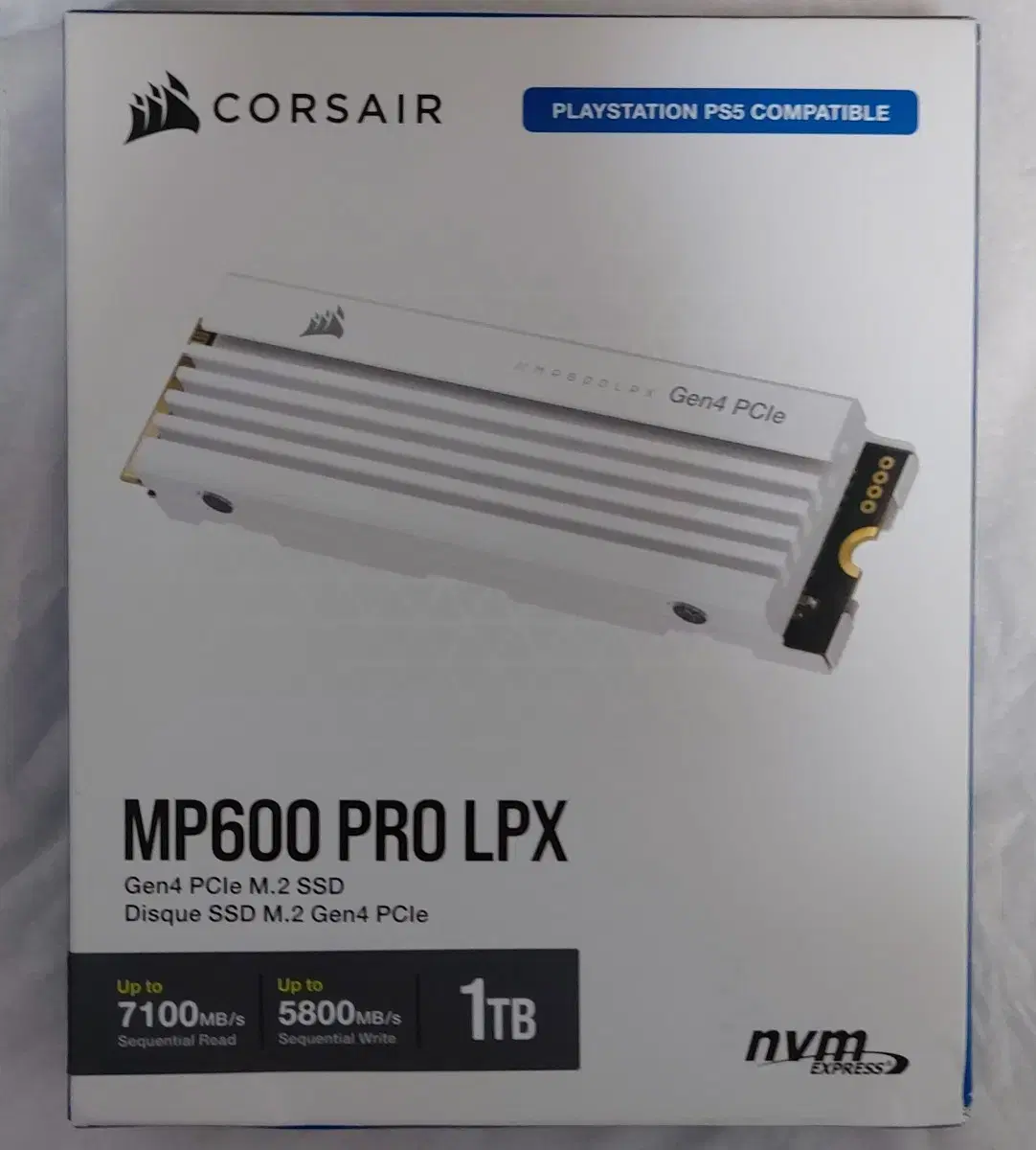 CORSAIR MP600 PRO LPX M.2 NVMe 1테라