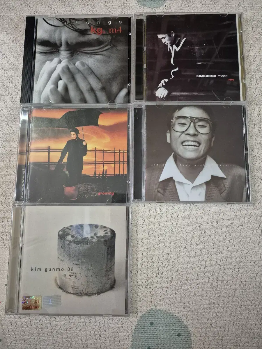 김건모 4집,5집,6집,7집,8집 CD 일괄