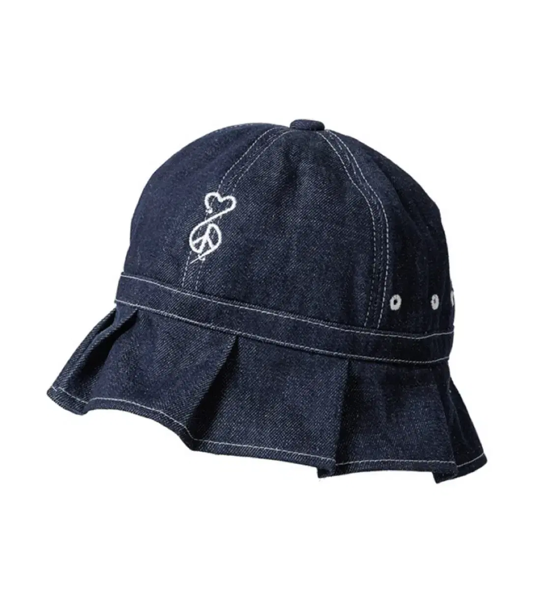 [M] Saksakfevriks TUCK BRIM DENIM HAT INDIGO