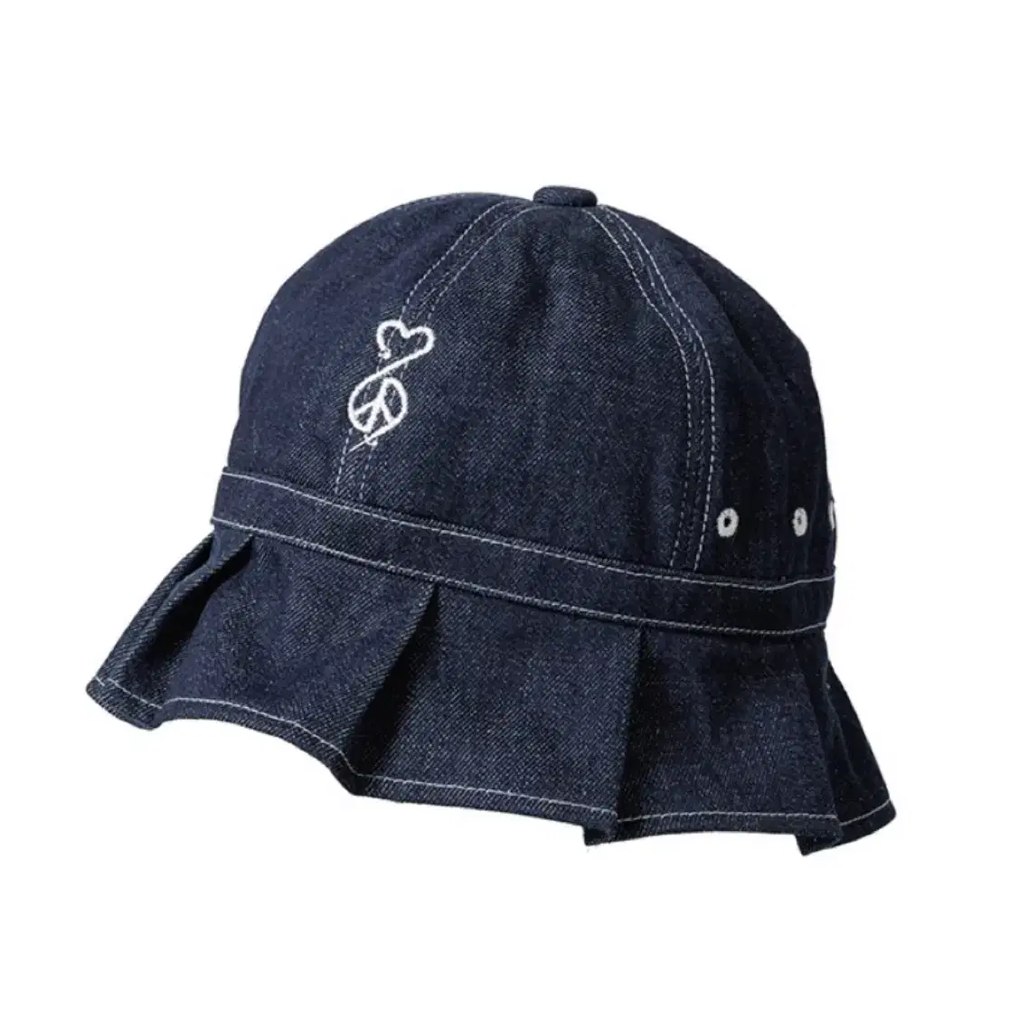 [M] 사스콰치페브릭스 TUCK BRIM DENIM HAT INDIGO