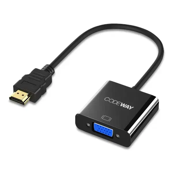 HDMI to VGA 오디오지원 Full HD 영상 컨버터