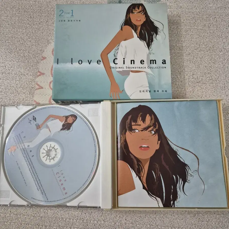 I love cinema 영화음악 모음집 2CD