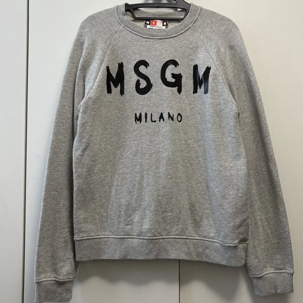 MSGM 엠에스지엠 맨투맨 그레이 M